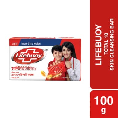 Lifebuoy Skin Cleansing Soap Bar Total 100g
