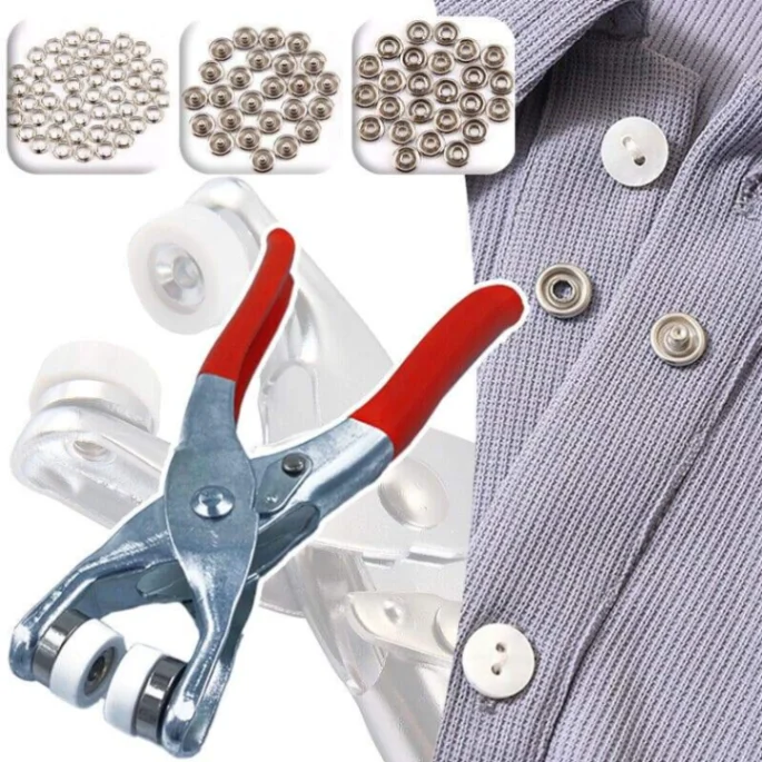 , shoes Sewing Tools Tich Button Machine, Snaps Buttons Kit For clothes 3