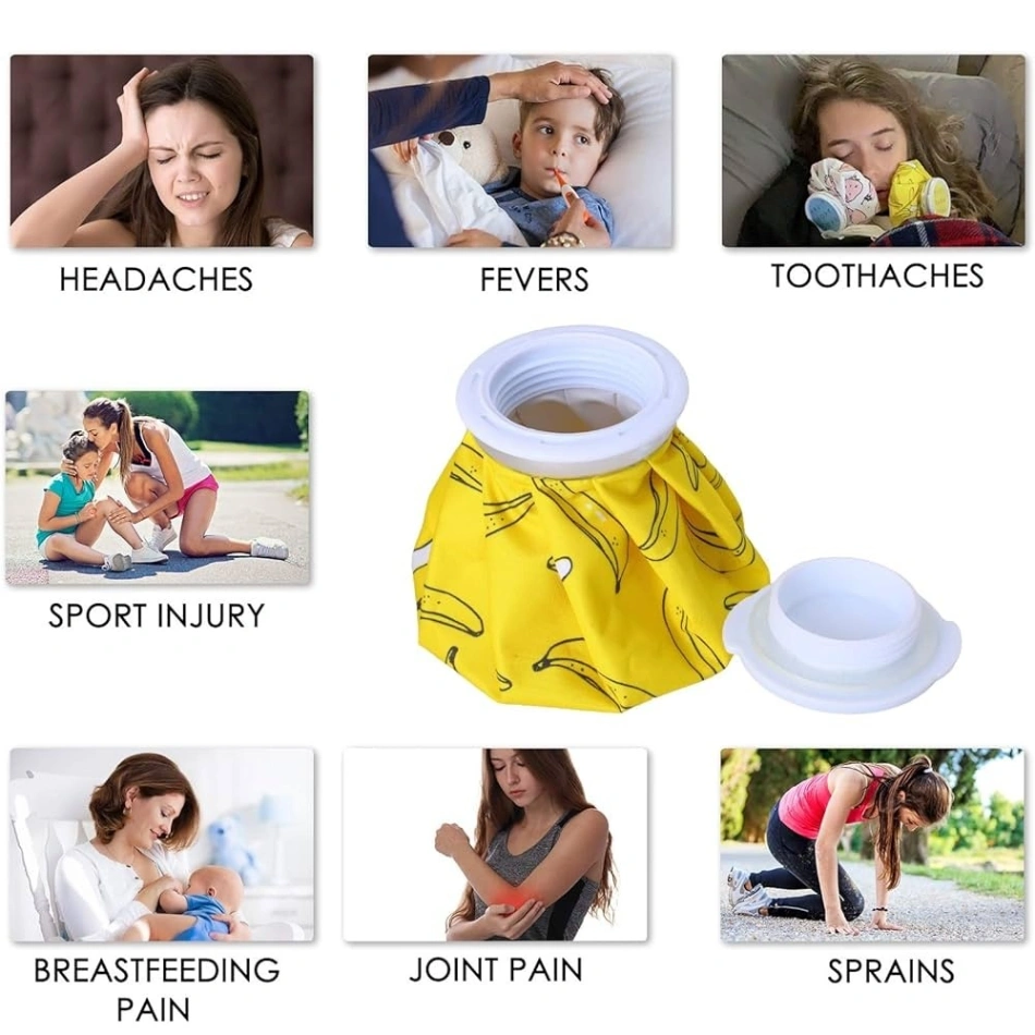 Hot & Cold Pack Reusable Ice Bags, First Aid Multipurpose Hot Cold Therapy 5