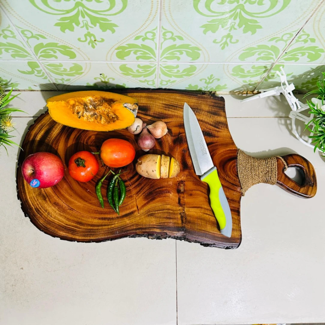 Rustic Wooden Chopping Board 2