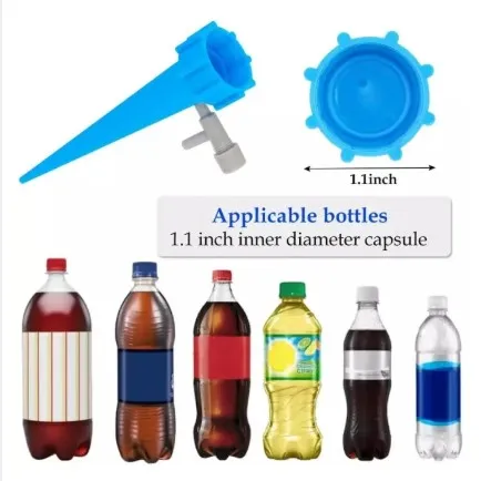 5 PCS Plant Auto Watering Spike with Control Valve Automatic Irrigation Water Spike Dripper 6