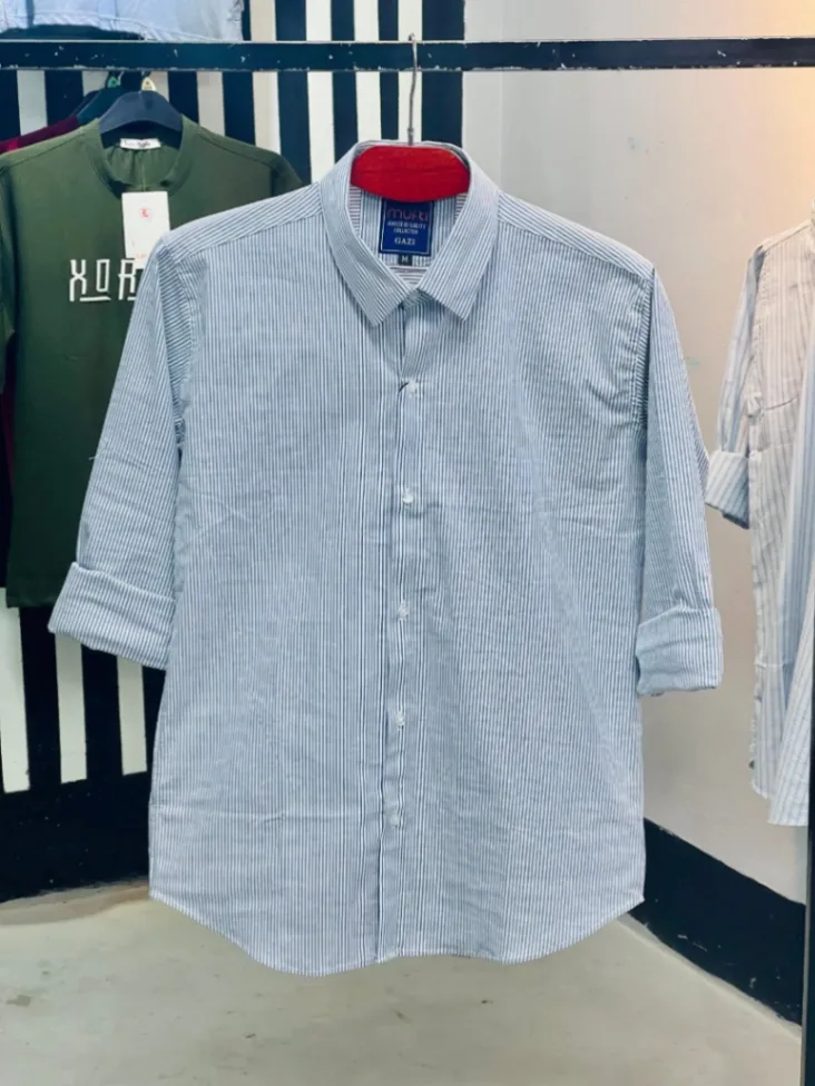 Soft Stripe Premium Shirt – Timeless Style for Modern Men 3
