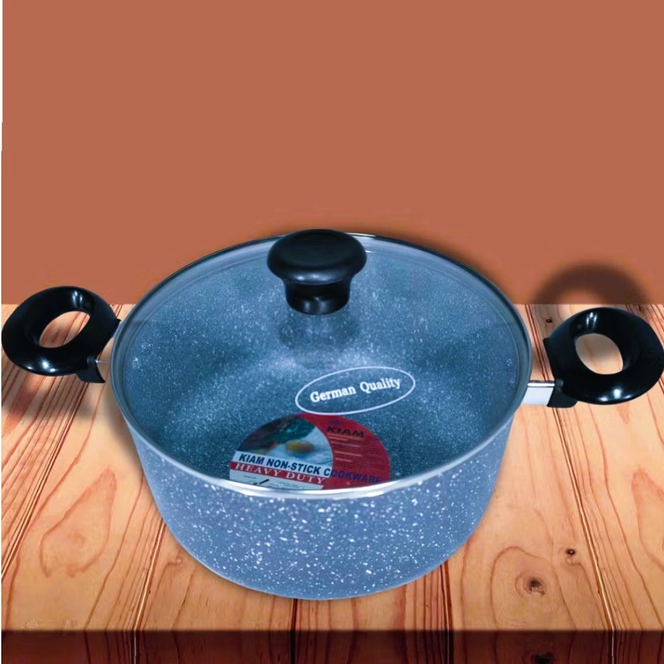 Kiam Non-Stick Casserole 24cm With Glass Lid 4