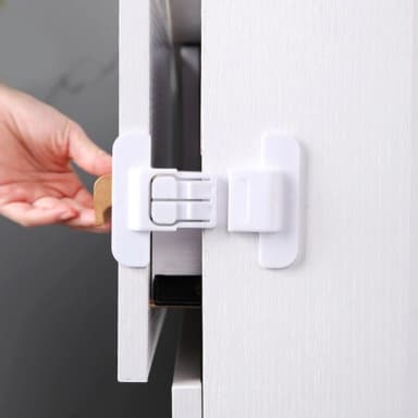 Refrigerator Door Lock, Fridge Door Lock, Multi-function Children Security Protector