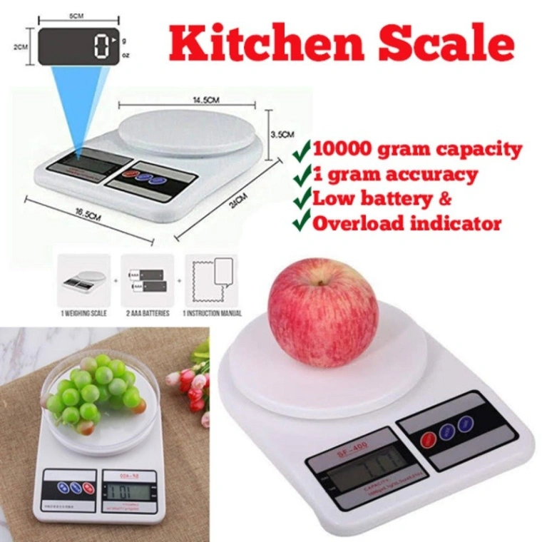 Digital kitchen scale 10kg 4