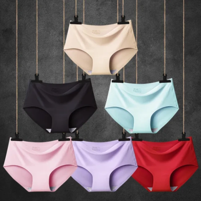 Premium Quality Ice silk panty comfortable panty long time use panty comfortable underwear Made in China 2