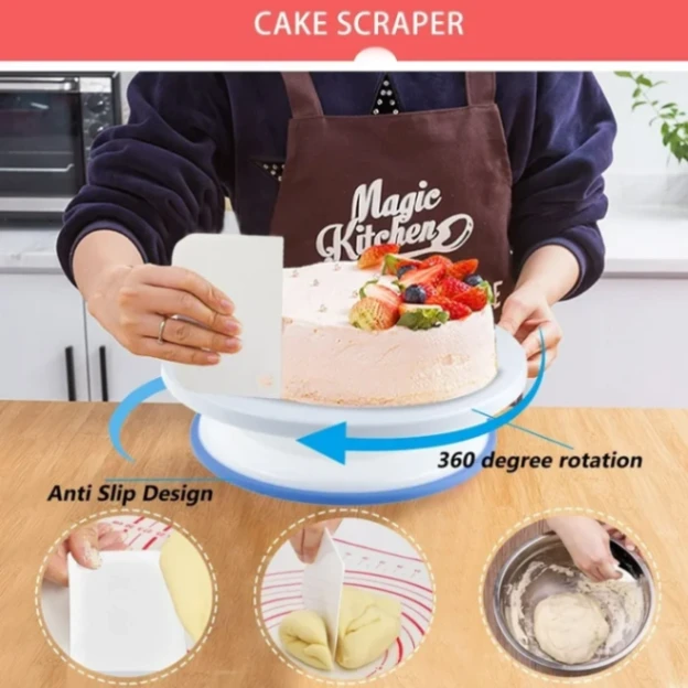 Cake Turntable, 360° Rotating Best Cake Turntable 4