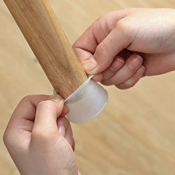 Silicone Chair Leg Round Caps 4Pcs/set 5