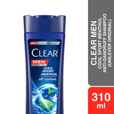 Clear Men Cool Sport Menthol Anti-Dandruff Shampoo 310ml (Unilever Original)