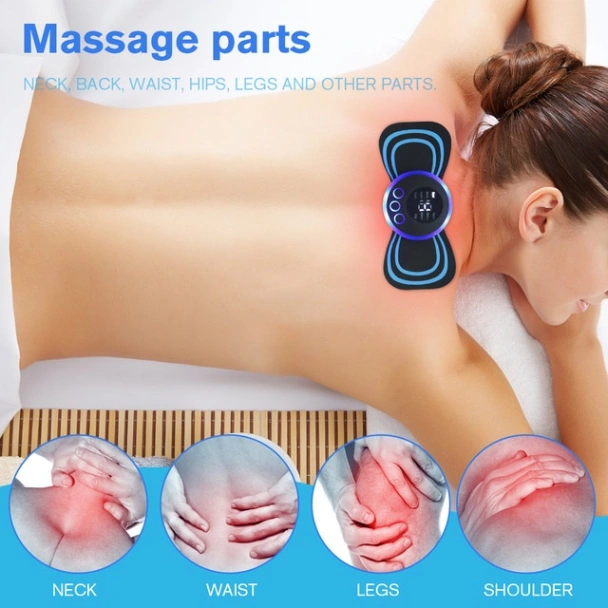 EMS Mini Portable Electric Neck, Back & Body Pain Relief Massager 3