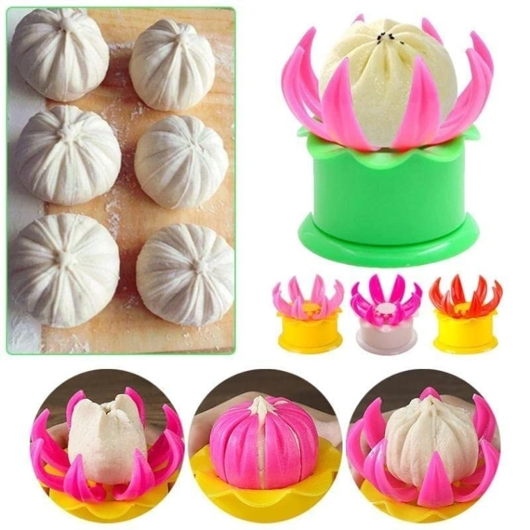 Momo Maker Heavy Pastry Steamed Stuffed Bun Pie Dumpling Making Mould pasta maker 6