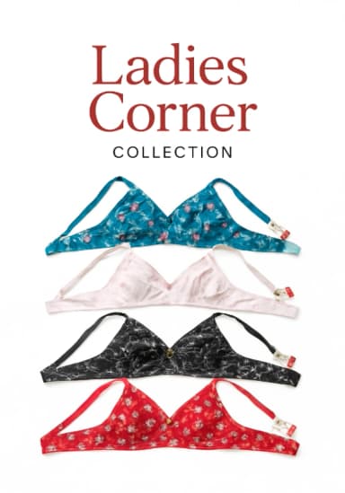 4 PCS Standard Steach And Qualityful Stretchable Printed Bra For Womens And Girls