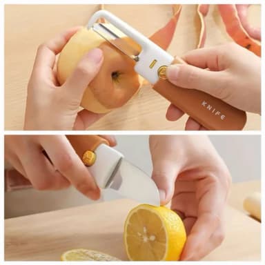 2 in 1 Fruit Knife & Peeler