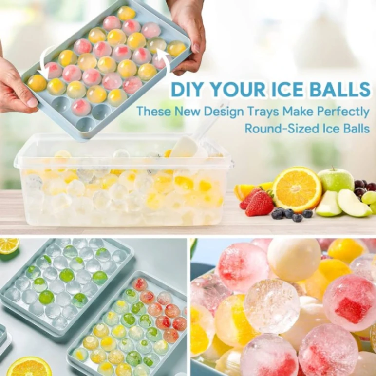 33 Ice ball maker mold, Ice ball maker Cube Tray, Ice Cube Tray Balls 6