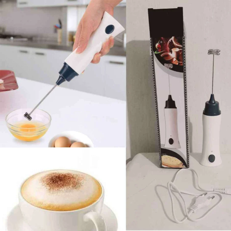Hand Liquid Mixer foamer and Coffee Maker Juice Maker Rechargeable 3