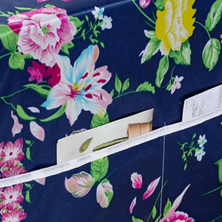 Blue Printed freeze Cover FC-127, Refrigerator Dust Proof Cover, Fridge Top Cloth 3