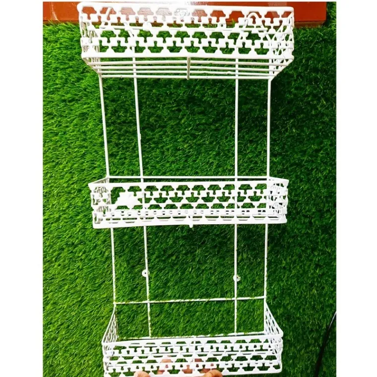 3 Tier Wall Hanging Shelf, Wall Hanging Storage Organizer Self / Rack 2