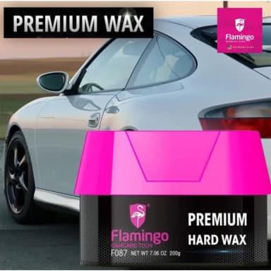 Flamingo Premium Hard Wax Polish (Instant Shine) For Car / Motorcycle - car accessories