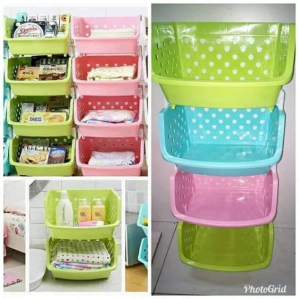 4 layer Plastic kitchen Storage Rack 3