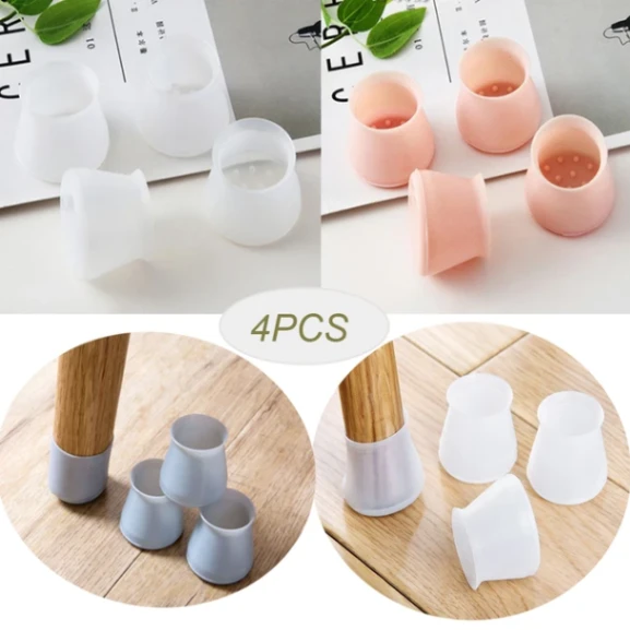 Silicone Chair Leg Round Caps 4Pcs/set 3