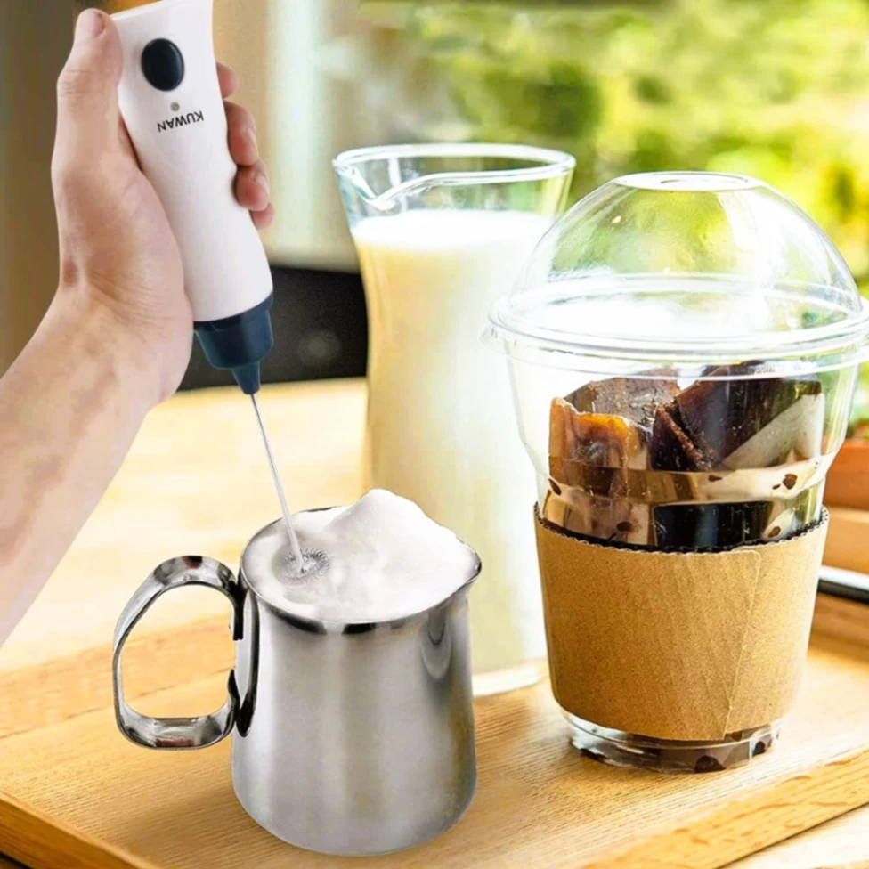 Hand Liquid Mixer foamer and Coffee Maker Juice Maker Rechargeable 5