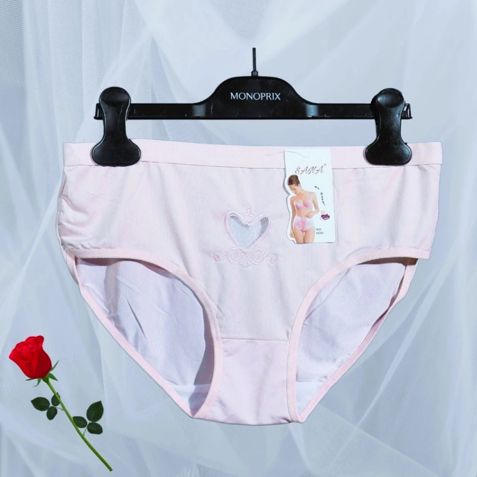 China Love Panty For Women, Women Cotton Panty Mid Waist & Full Coverage 4