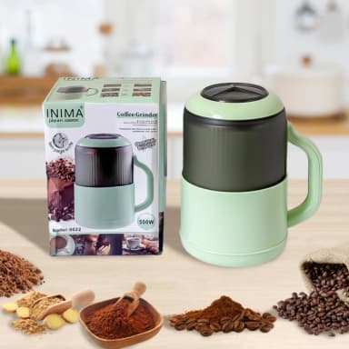 Inima Japan Electric Grinding Machine 1500 Watt, Multifunctional Grinding Machine For Coffee Beans Nuts Herb Spices,