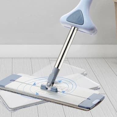 360° rotate floor cleaning flat mop, Aluminum Dry Mop 360° Rotation & Self-Squeezing – Effortless Floor Cleaning