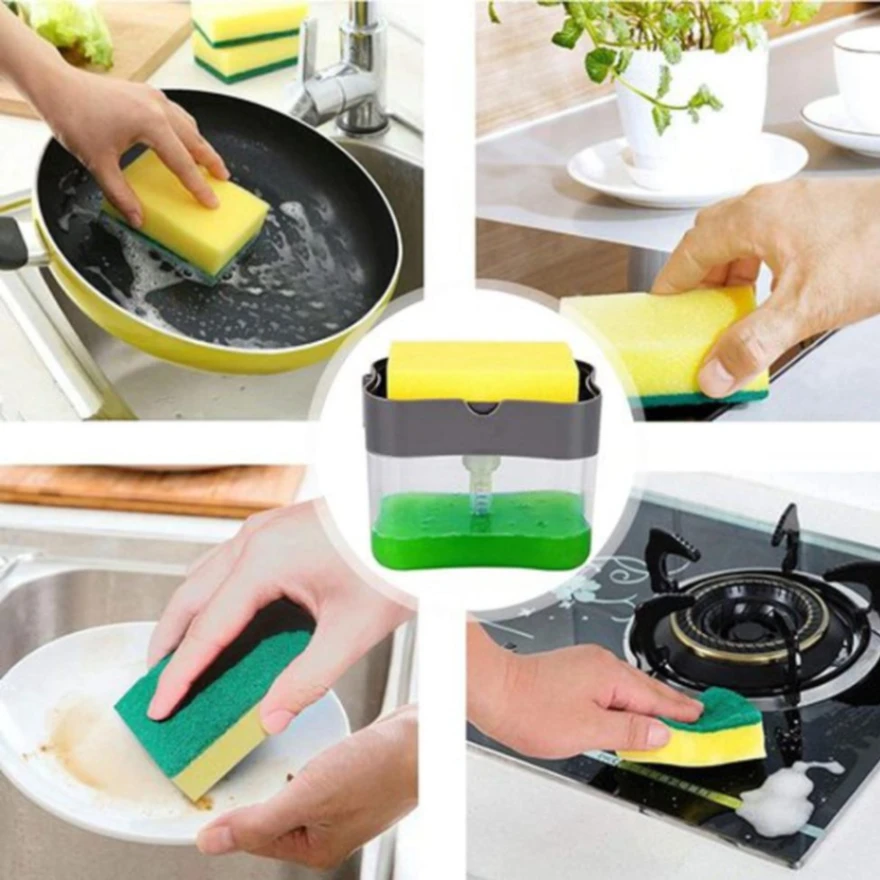 Soap Pump & Sponge Caddy 4