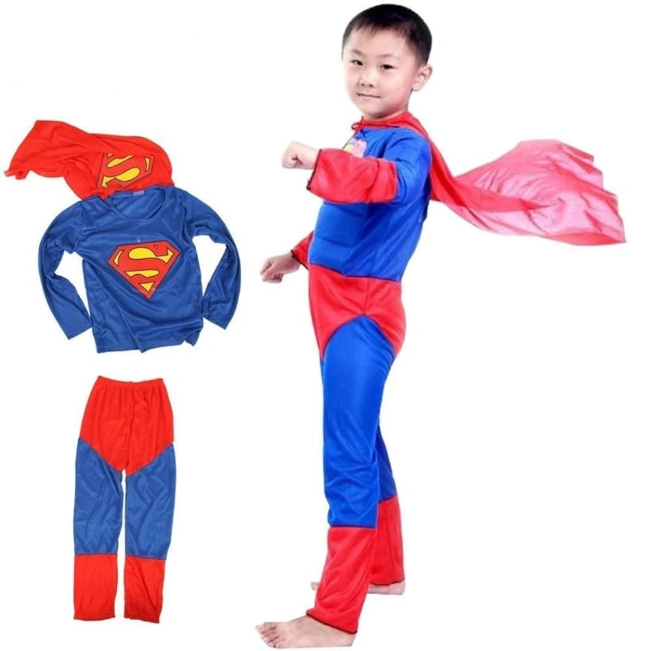 Superman Dress for Kids, Super man Kids Costume Wear, Superman Suit 4