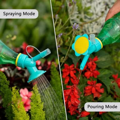 Mini Bottle Cap Sprinkler Nozzle Plastic Watering Can Spout Plant Watering Can