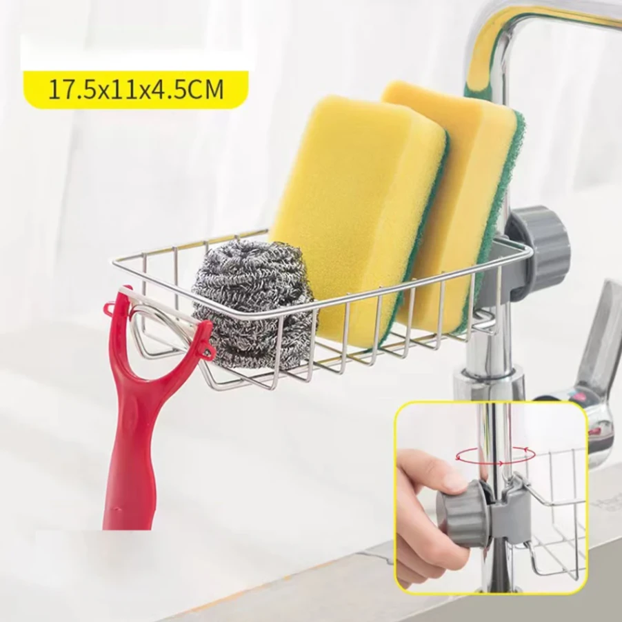 Faucet Rack Kitchen Sink Organizer Holder-1Pcs 3