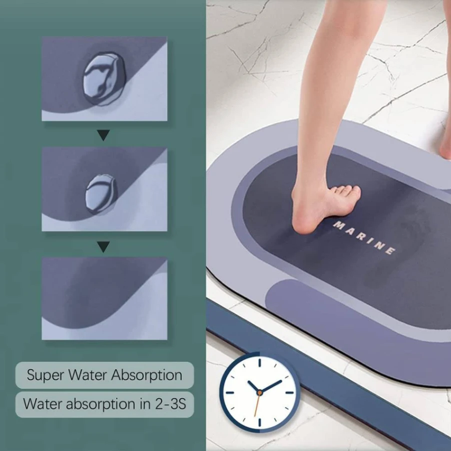 Water Absorbent Floor Mat, Magic Floor Mat 3
