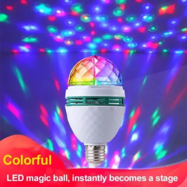 LED DJ Disco Moving Bulb Light Multi-Color 2