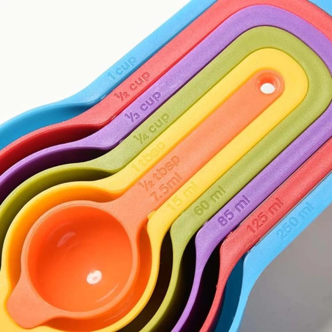 6 Pcs Measuring Cup Set, 6 piece measuring spoon set 5