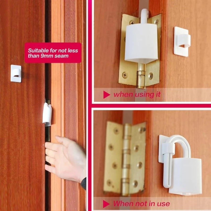 Door Stopper Baby Safety Hinge Guard, Finger Guard Baby Proofing Child Safety Foam Door Stoppers Kids Safety Finger Pinch Hinge Guard Protector 3