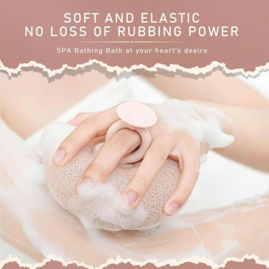 Massage Shower Ball, Bath Sponge Body Cleaning Brush 5