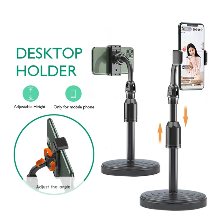 Mobile Phone Stand Holder: Elevate Convenience Height-Adjustable and Quality in Your Broadcasts 3