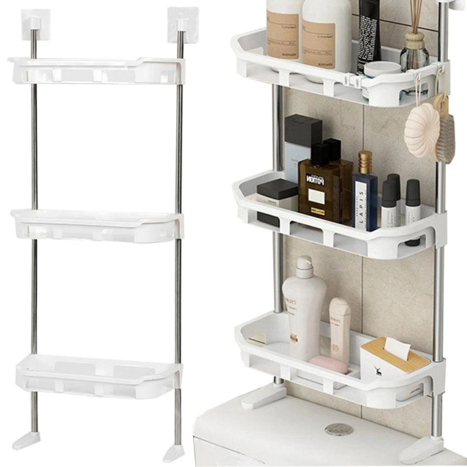 3 Tier Multifunctional Kitchen & Bathroom Wall Hanging Storage Rack 5
