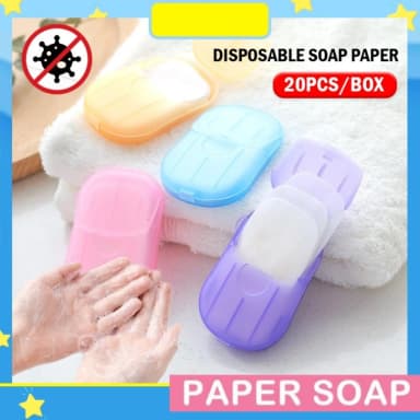 Hand Bath Toiletry Paper Soap Sheets Soap Paper