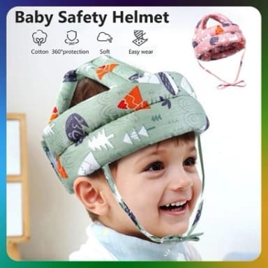 Kids Safety Head protector | Baby Safety Helmet Infant Toddler Breathable & Adjustable Head Cushion| Kids or baby safety Cap