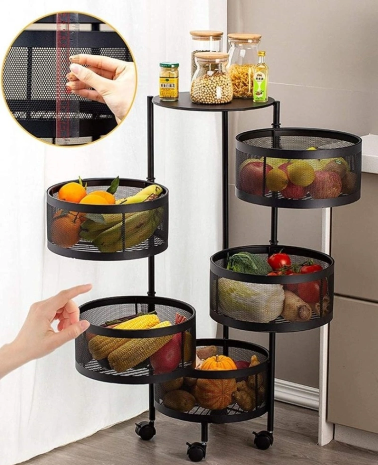5 Tier Layer Kitchen Storage Rack good quality 6