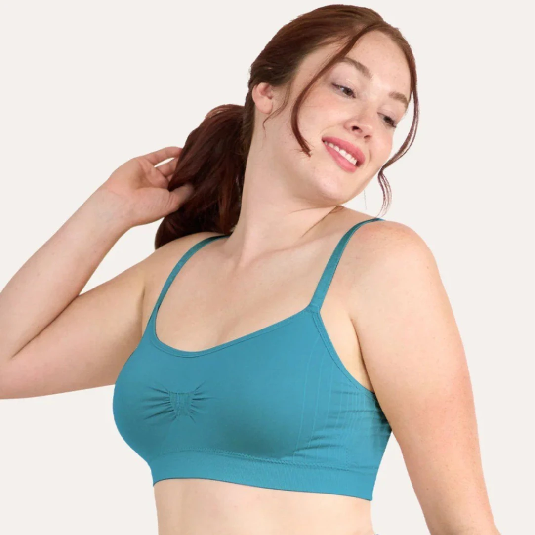 Sana Women's Seamless Padded Wirefree Comfort Bra 2