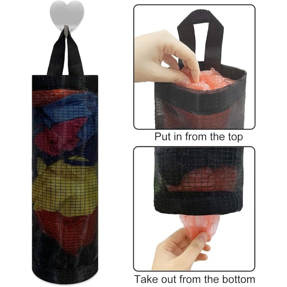 Kitchen Plastic Trash Bag Holder, Grocery Bag Holder, Trash Bags Holder 3