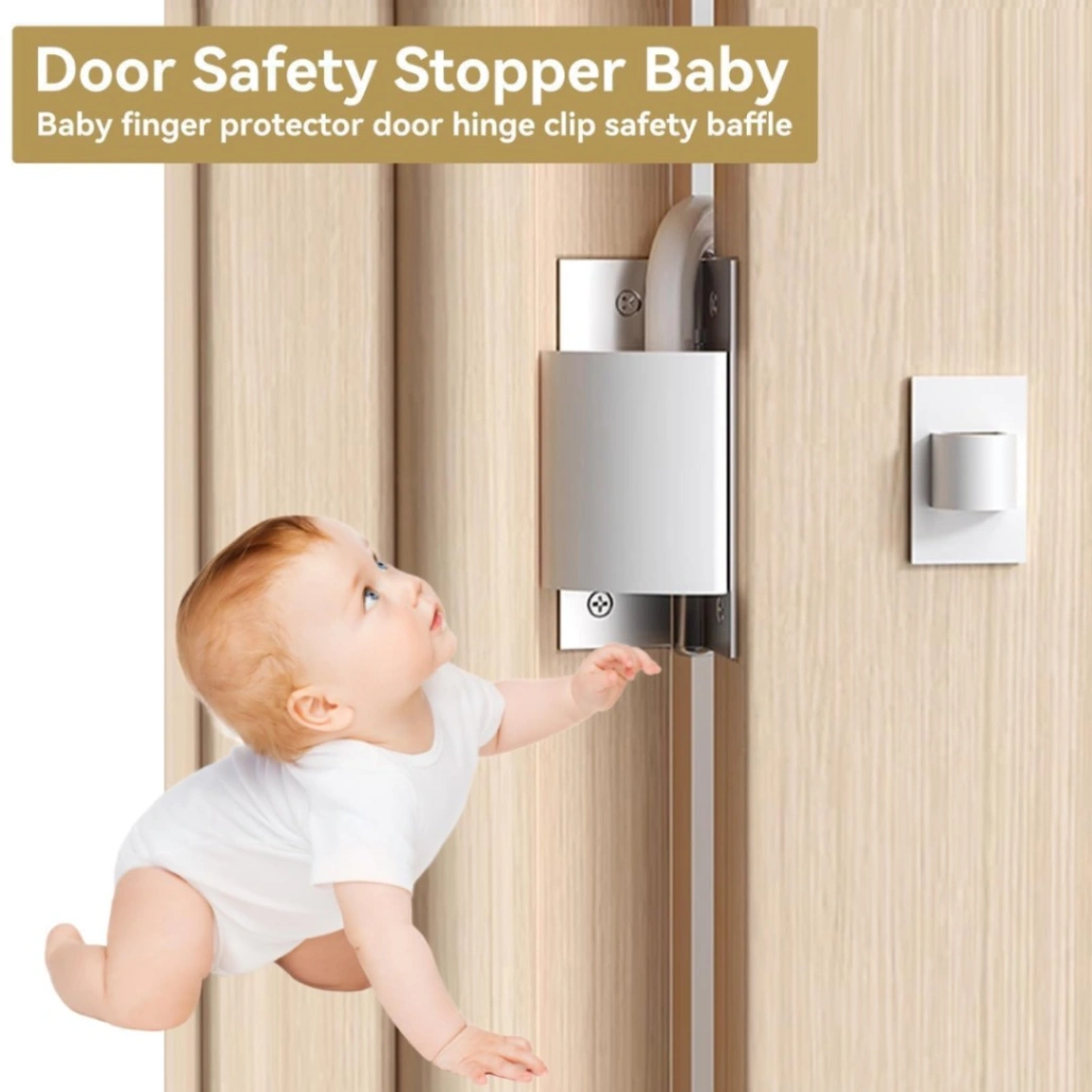 Door Stopper Baby Safety Hinge Guard, Finger Guard Baby Proofing Child Safety Foam Door Stoppers Kids Safety Finger Pinch Hinge Guard Protector 4
