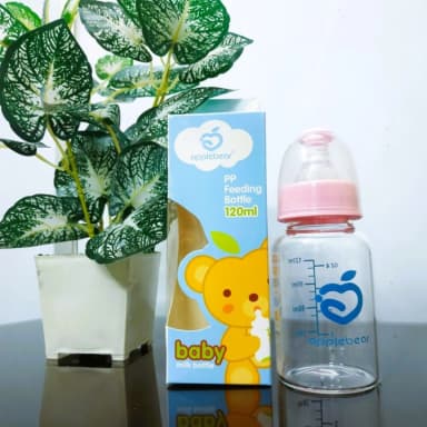Apple Bear (120ml ) Baby Feeding bottle Baby Feeder, Baby Mum Pot