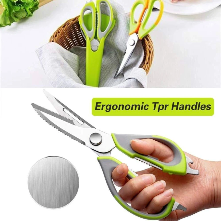 8 In 1 Kitchen Scissors, Multi-Functional kitchen Scissor 3