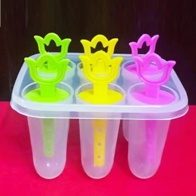 Ice Cream Mold Ice Cream Lolly Mold for home use - 6 pcs