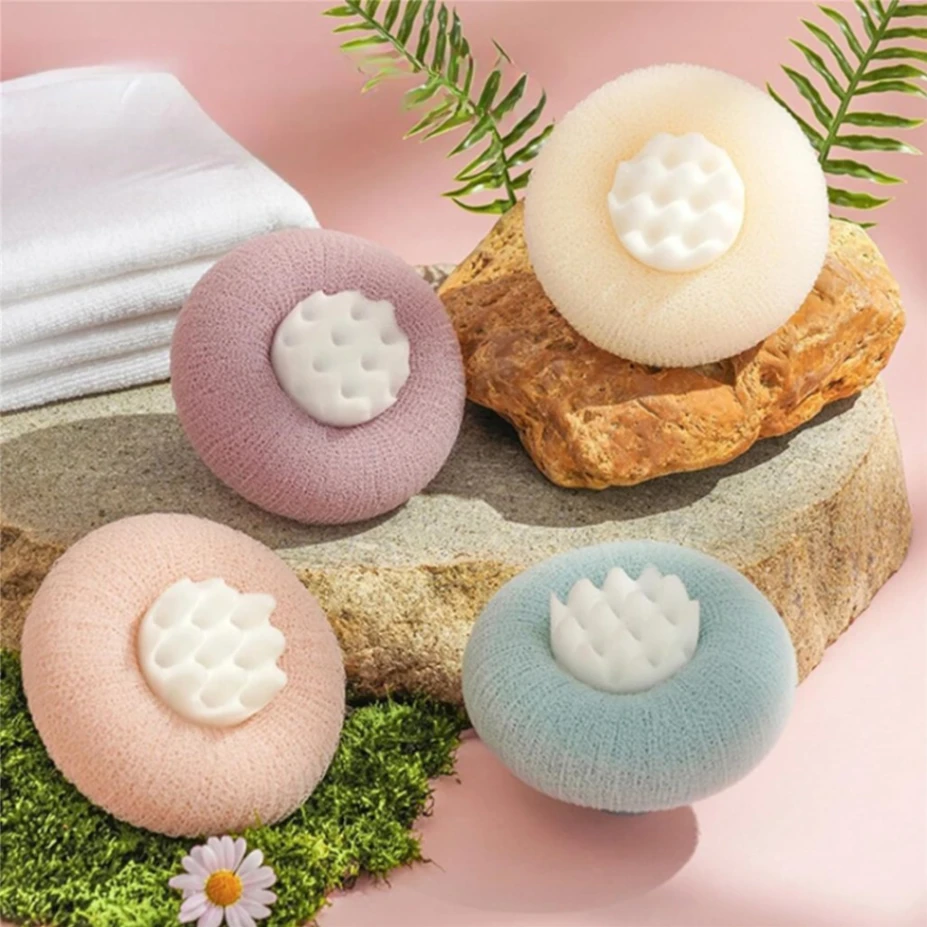 Massage Shower Ball, Bath Sponge Body Cleaning Brush 4