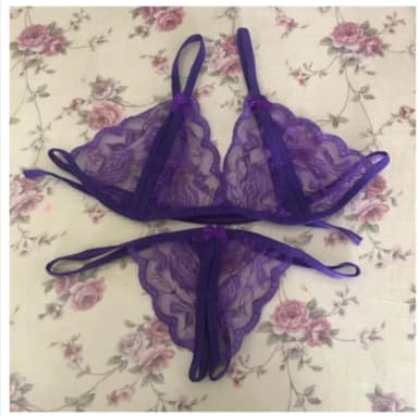 SexyButterfly Lace Net Bikini Set  One set SexyButterfly Lace Net Bikini Set